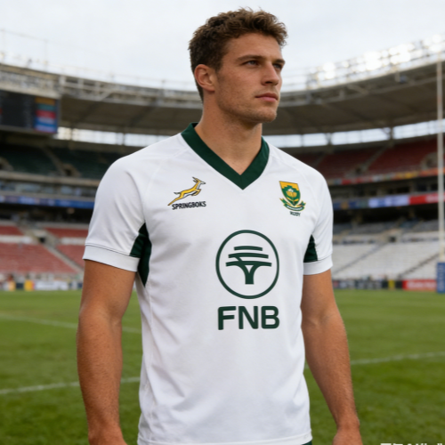Street Fashion Logo - Camiseta de Rugby Verde y Dorada