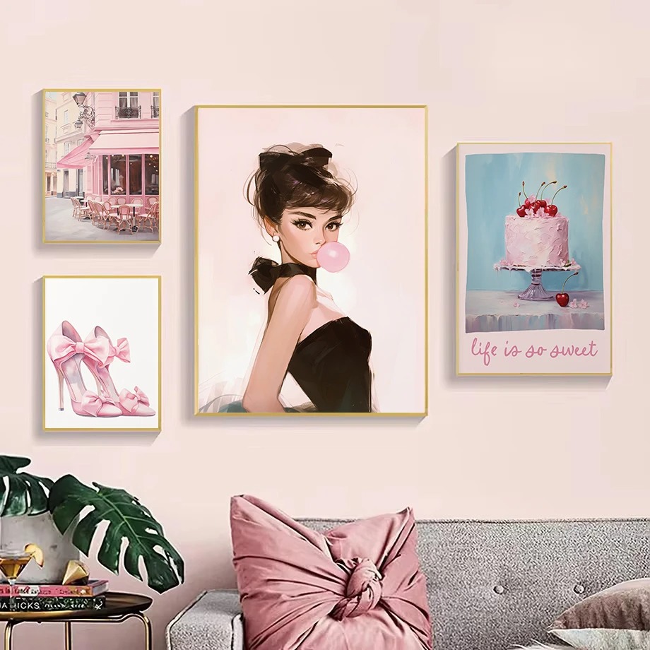 Street Fashion Poster - Coquette-Póster de postre de chica de