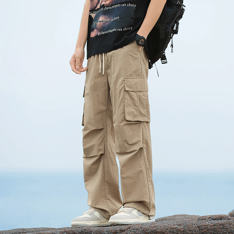 Cargo Pant Wide - Pantalones Cargo Holgados para Hombre, Estilo