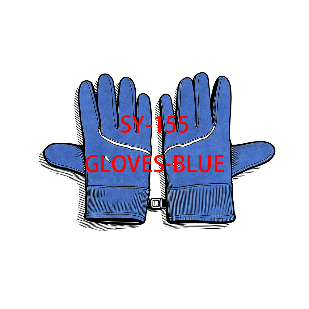 Street Fashion Gloves - SY-155 guantes sin rastro negro reflejo