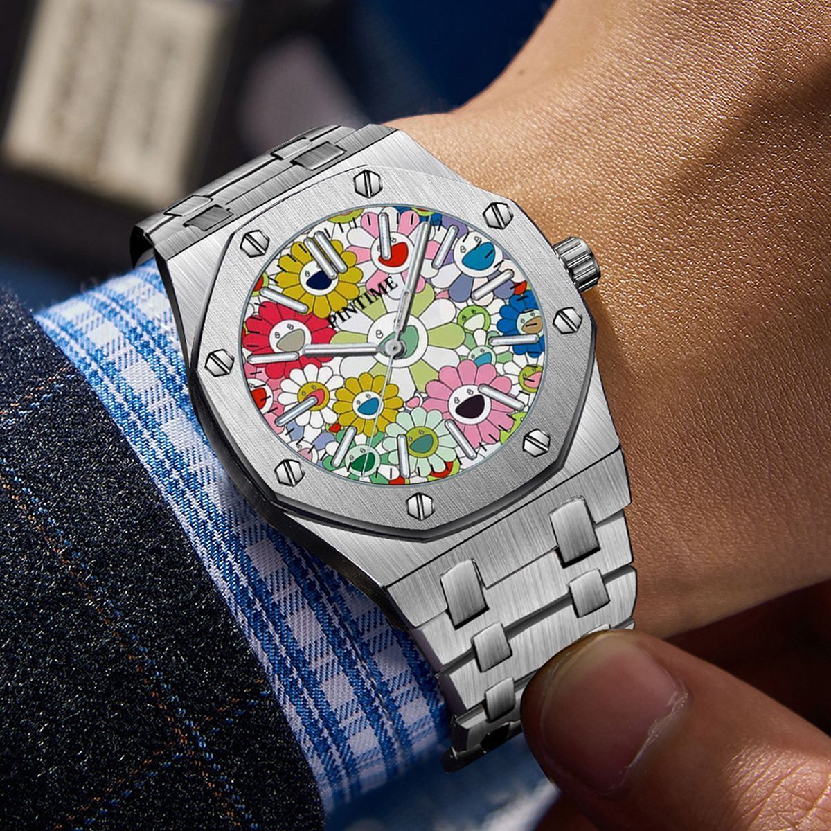 Street Fashion Youth - Reloj de cuarzo para hombre con
