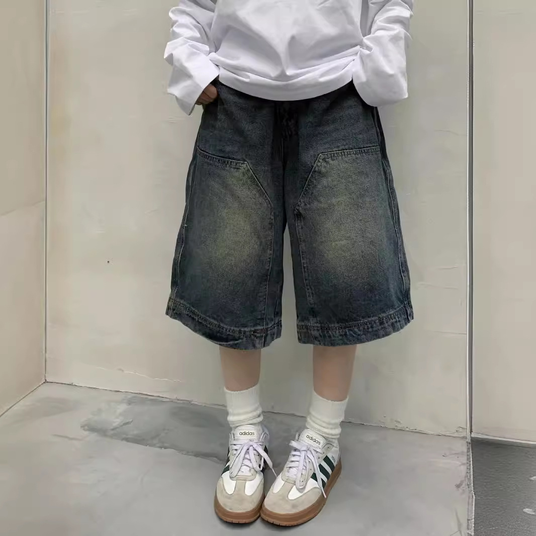 Cargo Pant Wide - Pantalones cortos vaqueros holgados Vintage Y2K