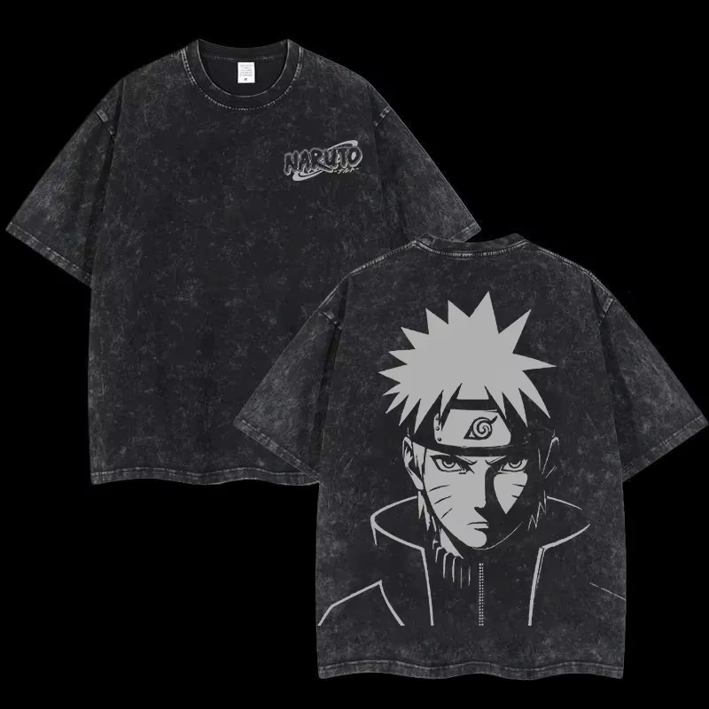 Street Fashion Logo - Camiseta Oversize Naruto Verano 2026, Estampado