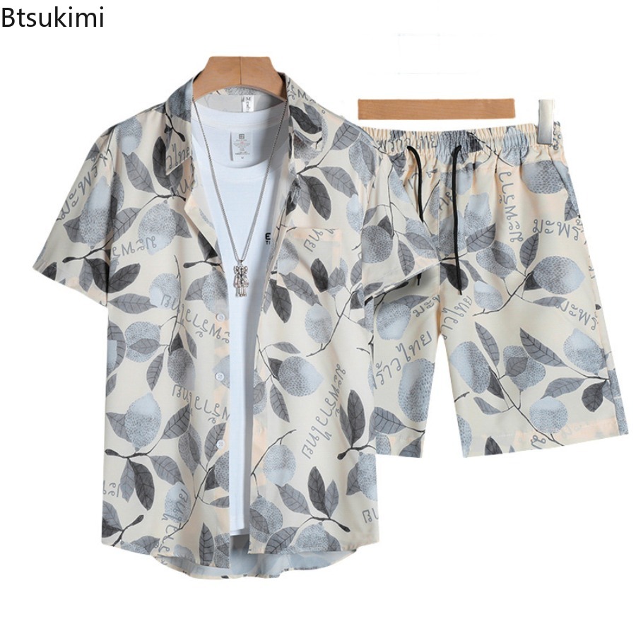 Street Summer Fashion - Conjunto de Camiseta de Manga Corta