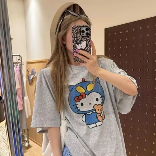 Street Summer Fashion - Camiseta de manga corta con estampado