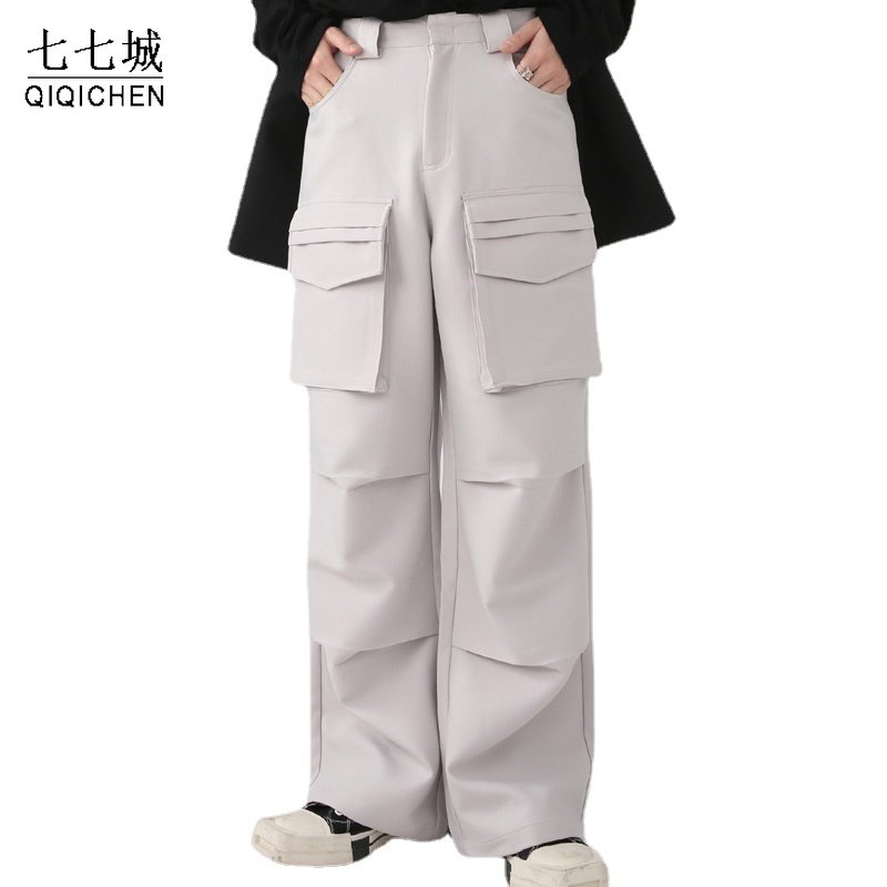 Cargo Pant Wide - Pantalones Cargo Vintage para hombre, pantalón