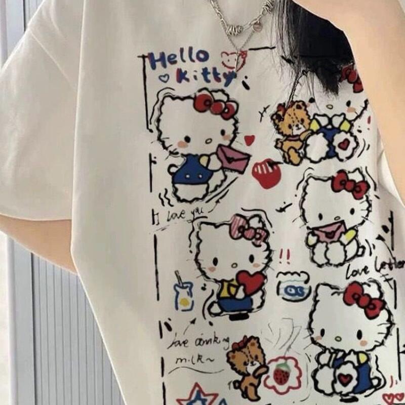 Street Summer Fashion - Camiseta de Verano de Manga Corta