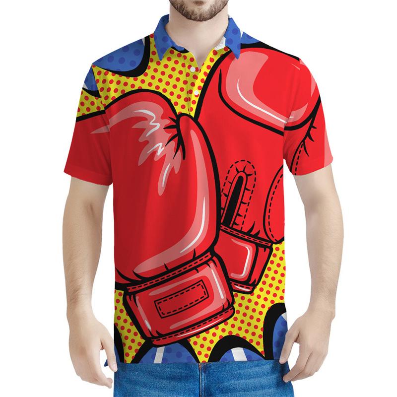 Polo con patrón de guantes de  - Street Fashion Gloves reseña y precio