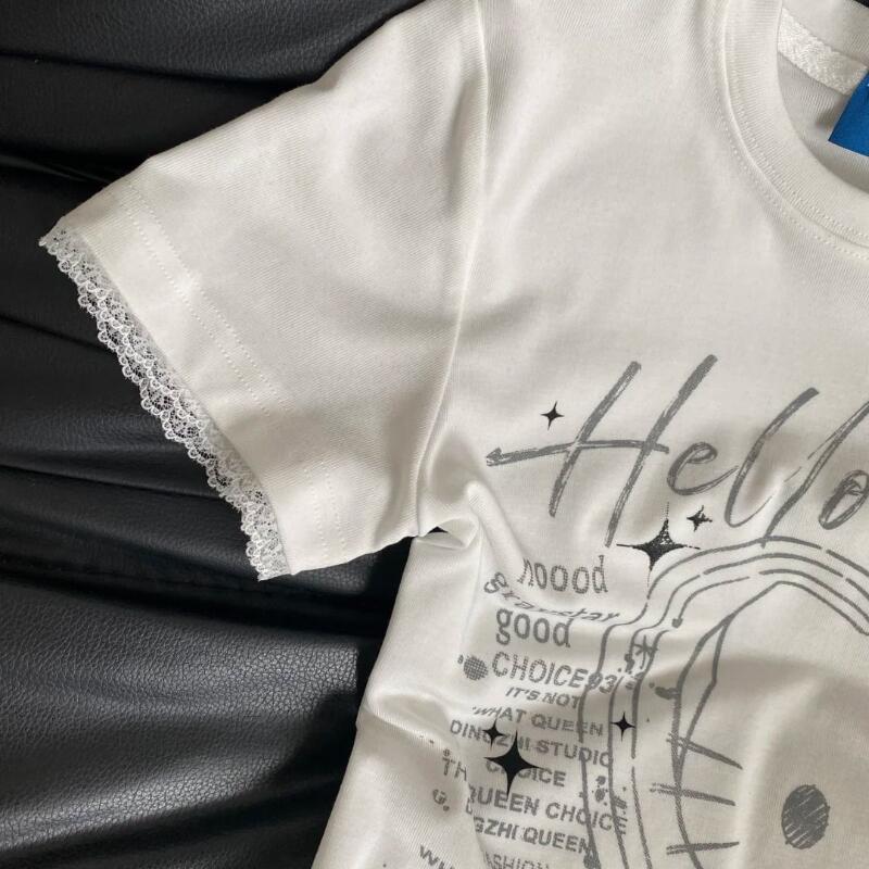 Camiseta de manga corta de enc - Street Summer Fashion reseña y precio