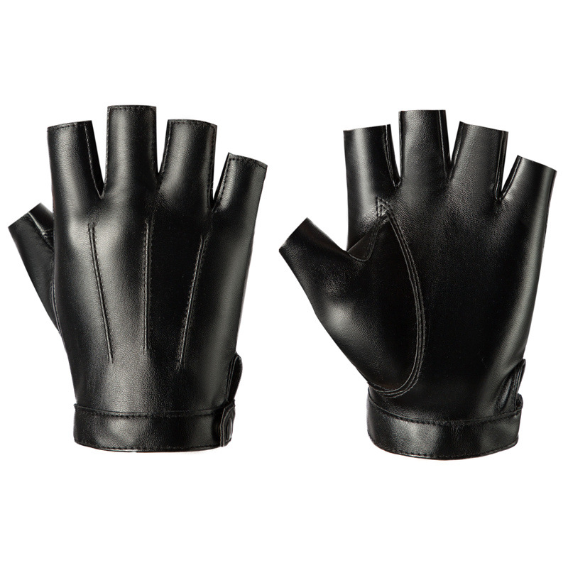 Guantes sin dedos de cuero PU  - Street Fashion Gloves reseña y precio