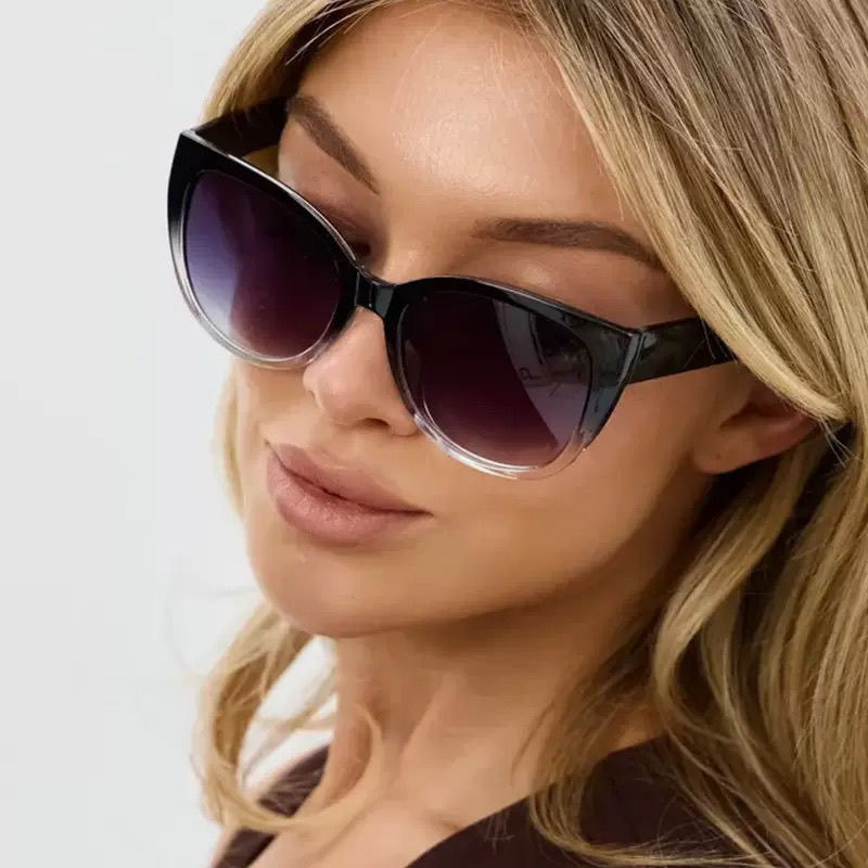 Gafas de Sol Jingwei Cat's Eye - Street Fashion Photoshoot reseña y precio
