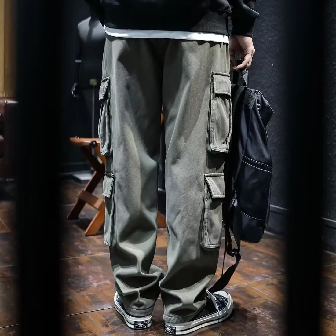 Pantalones anchos con múltiple - Cargo Pant Wide reseña y precio