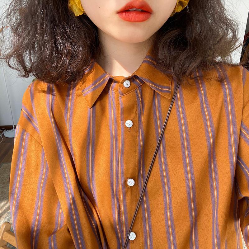 Blusa informal holgada a rayas - Street Fashion Youth reseña y precio