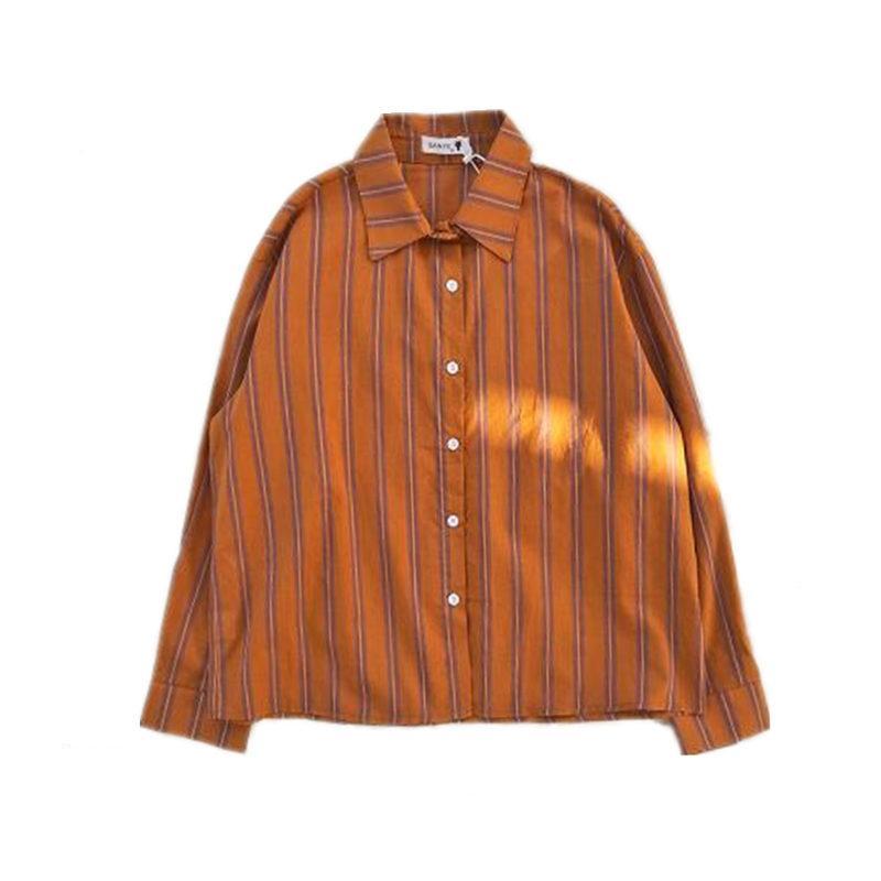 Blusa informal holgada a rayas - Street Fashion Youth reseña y precio