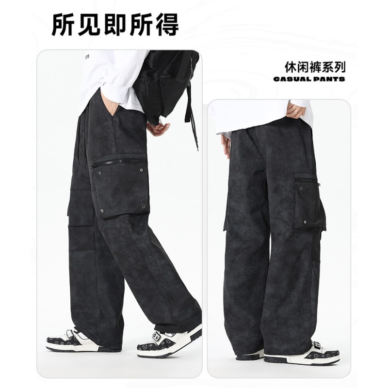 Pantalones elásticos de cintur - Cargo Pant Wide reseña y precio
