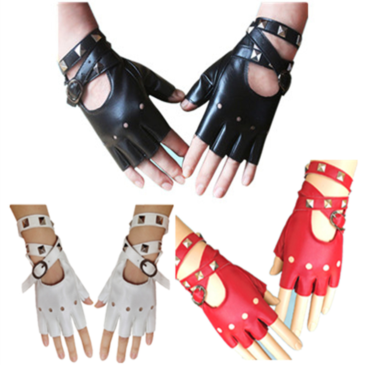 Un pago de guantes de medio de - Street Fashion Gloves reseña y precio