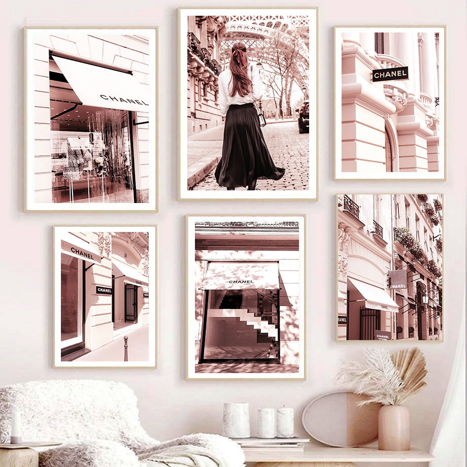 Pósteres de moda rosa de tiend - Street Fashion Poster reseña y precio