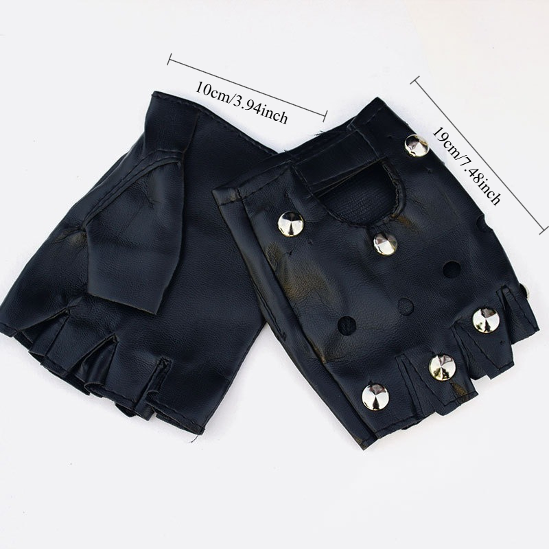 Guantes sin dedos con remaches - Street Fashion Gloves reseña y precio