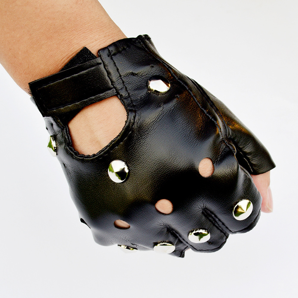 Guantes sin dedos con remaches - Street Fashion Gloves reseña y precio