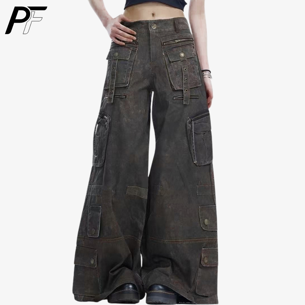 Pantalones Cargo de Pierna Anc - Cargo Pant Wide reseña y precio