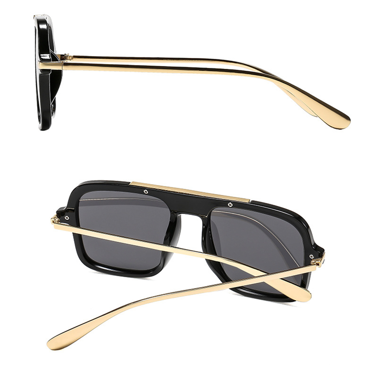 Gafas de Sol Cuadradas de Marc - Street Fashion Photoshoot reseña y precio