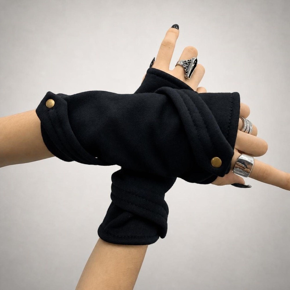 Guantes de medio dedo con cier - Street Fashion Gloves reseña y precio