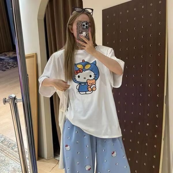 Camiseta de manga corta con es - Street Summer Fashion reseña y precio