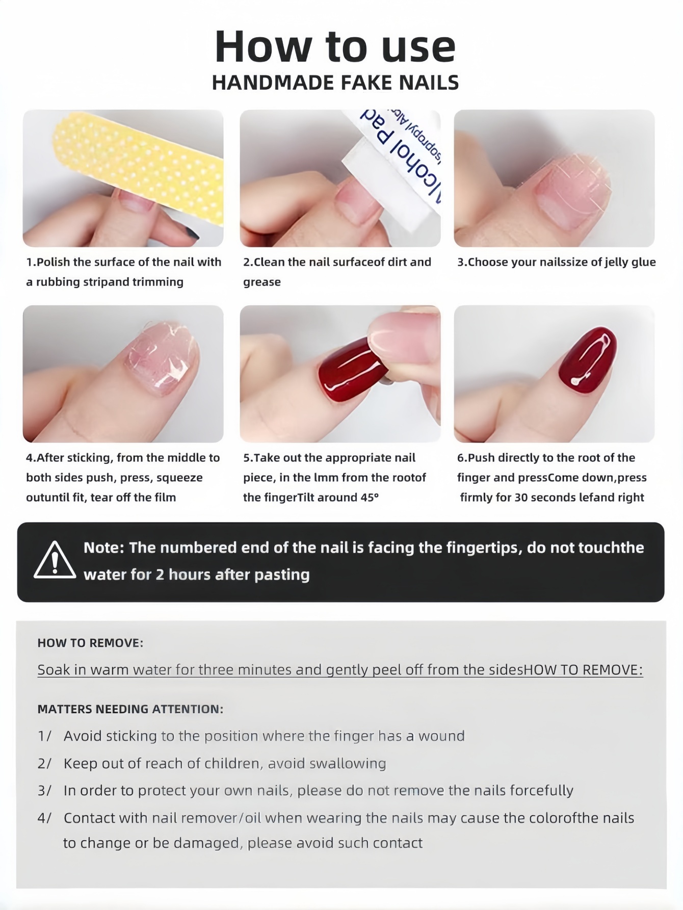 10 piezas de uñas largas trape - Street Fashion Photoshoot reseña y precio