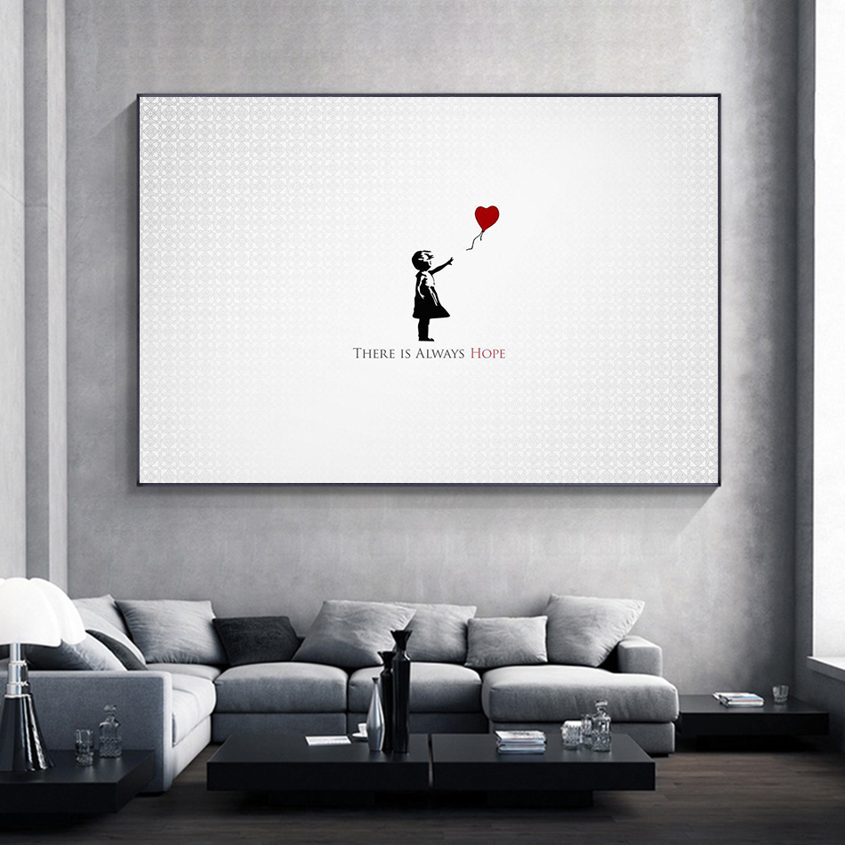 Banksy-pintura en lienzo de Gr - Street Fashion Poster reseña y precio