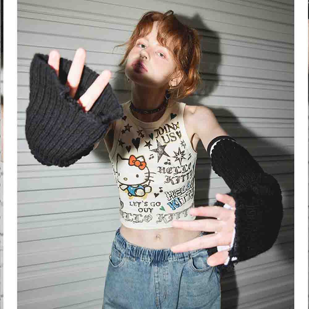 Sanrio Hello Kitties Top Corto - Street Fashion Girls reseña y precio