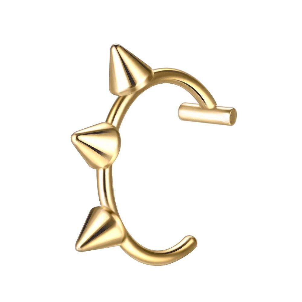 Anillo de nariz falso de acero - Street Fashion Rings reseña y precio