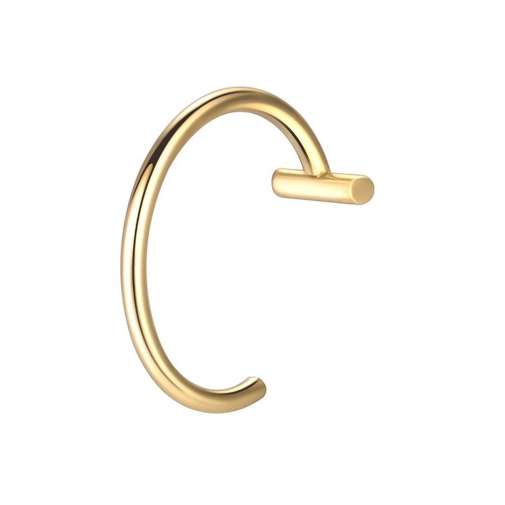 Anillo de nariz falso de acero - Street Fashion Rings reseña y precio