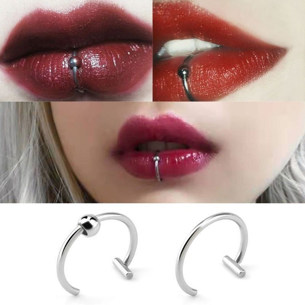 Anillo de nariz falso de acero - Street Fashion Rings reseña y precio