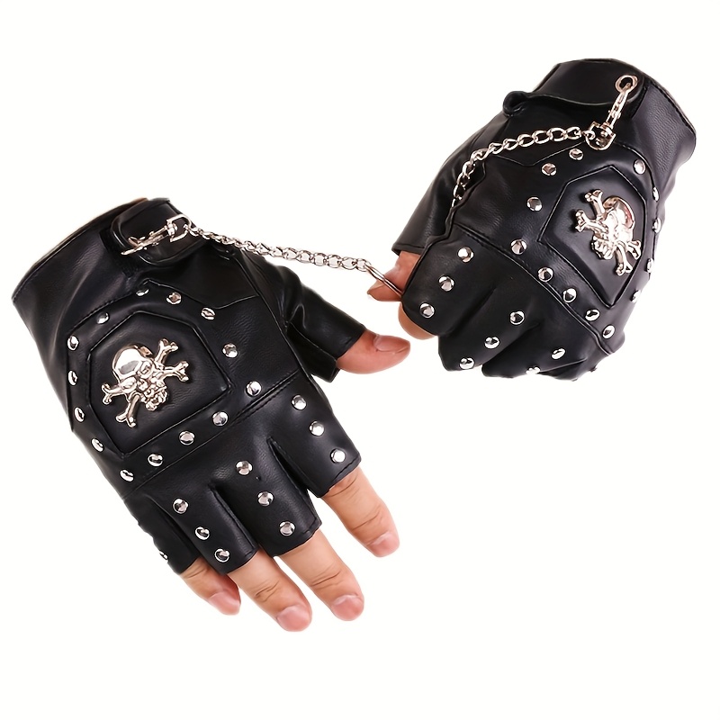 Guantes Punk con remaches de c - Street Fashion Gloves reseña y precio