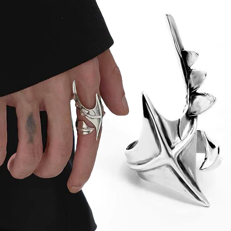 Anillo Irregular Cyberpunk Ali - Street Fashion Rings reseña y precio